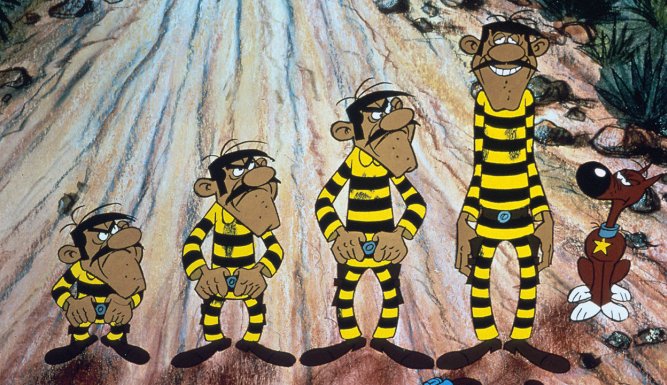 Lucky Luke : la ballade des Dalton