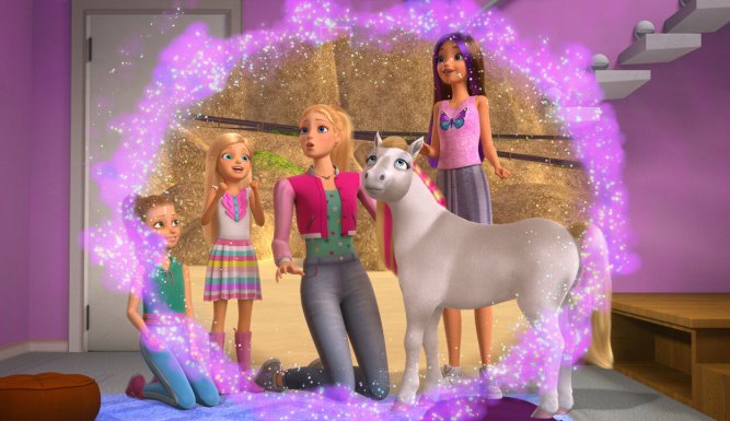 Barbie, une touche de magie